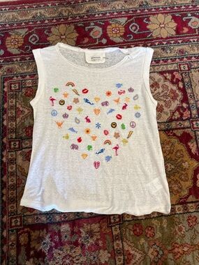 Embroidered Heart Graphic Size S